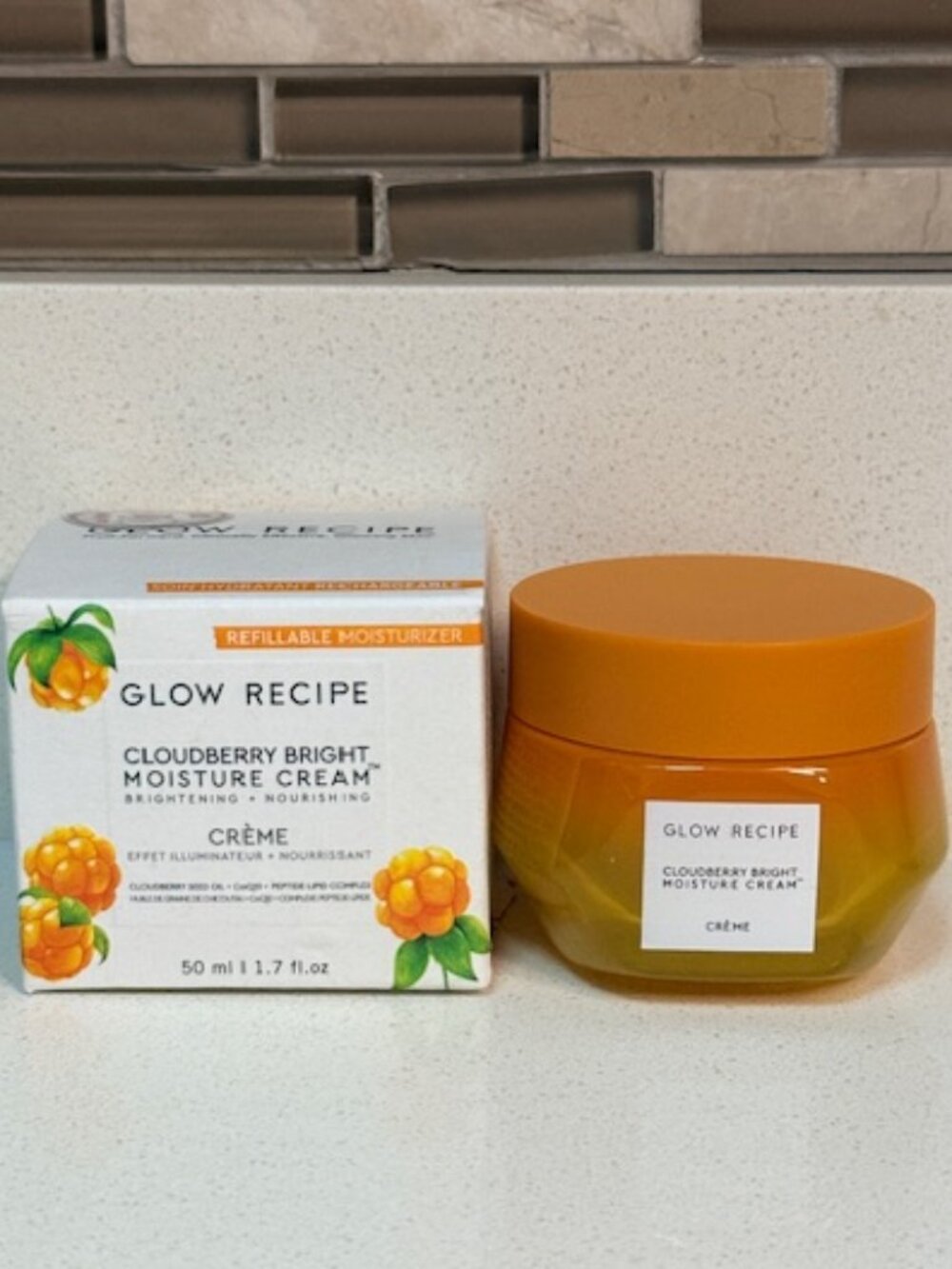 ☁️🍊 NIB Glow Recipe Cloudberry Bright Moisture Cream 1.7 oz 🍊☁️